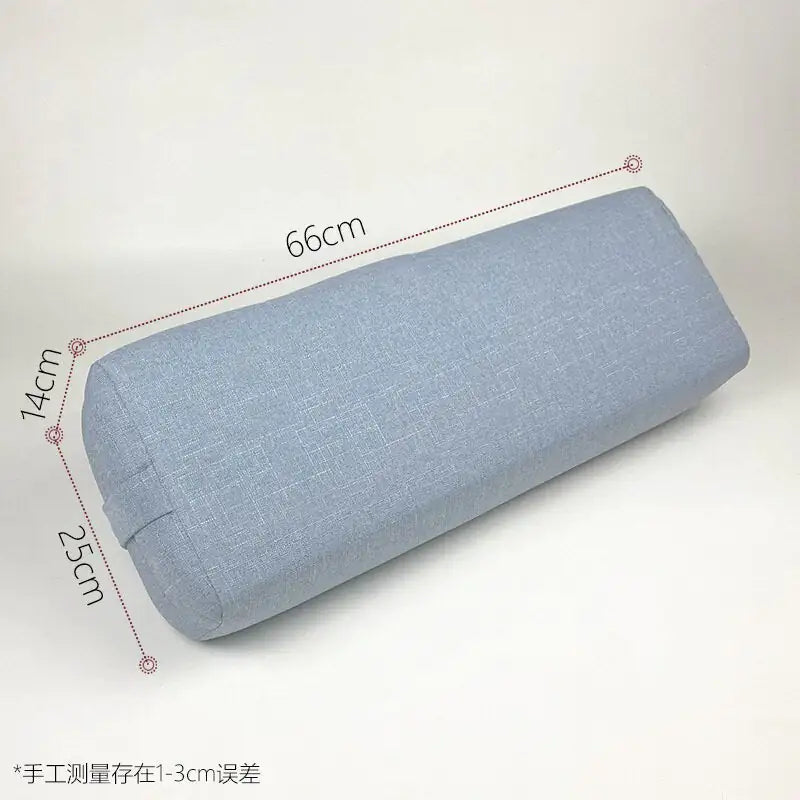 Light blue bolster pillow size