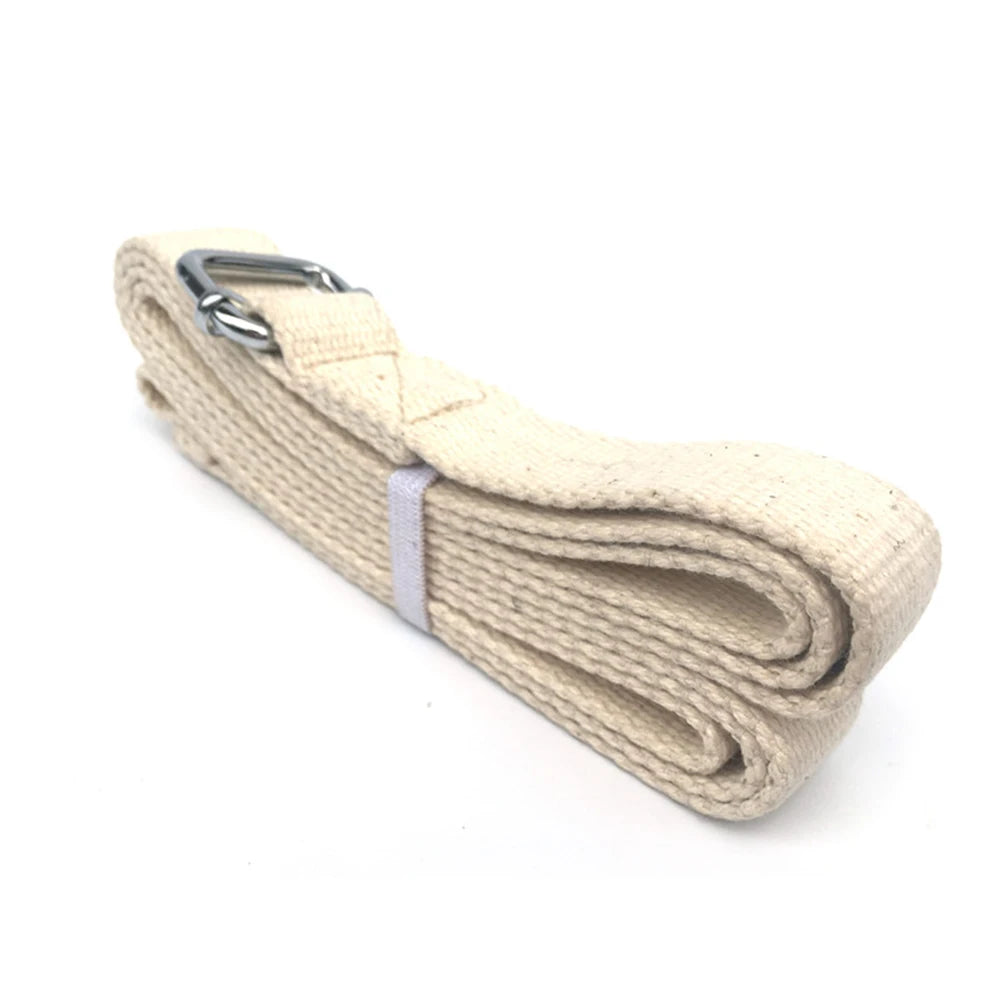 Beige Eco-friendly Thickened Stretching Yoga Strap